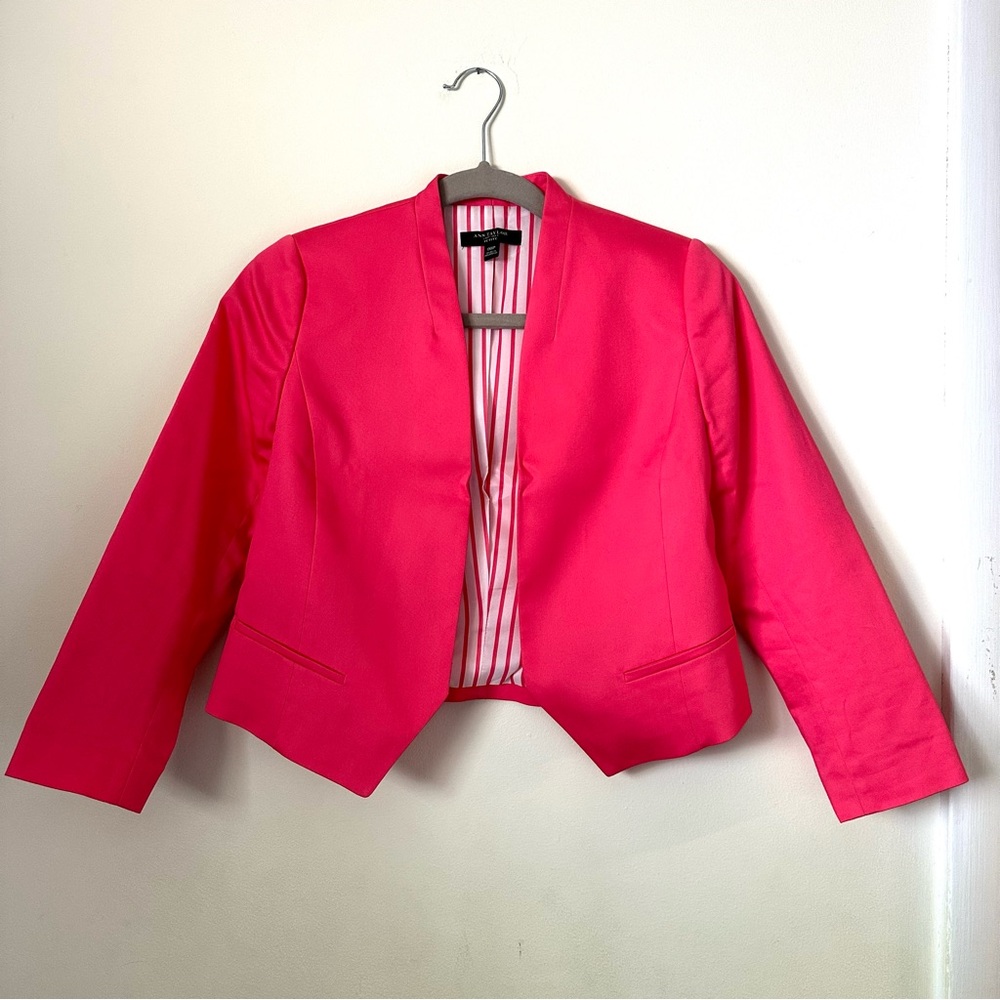 Ann Taylor Vibrant Pink Blazer *NWOT*